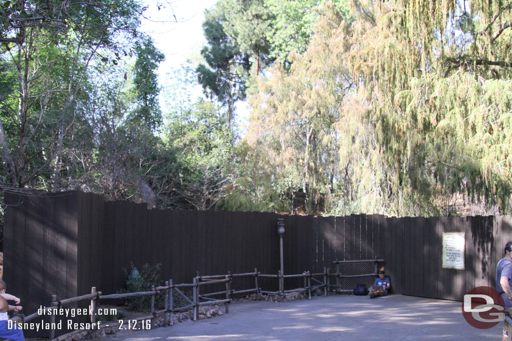 Moving around to the area just past the Big Thunder Exit.