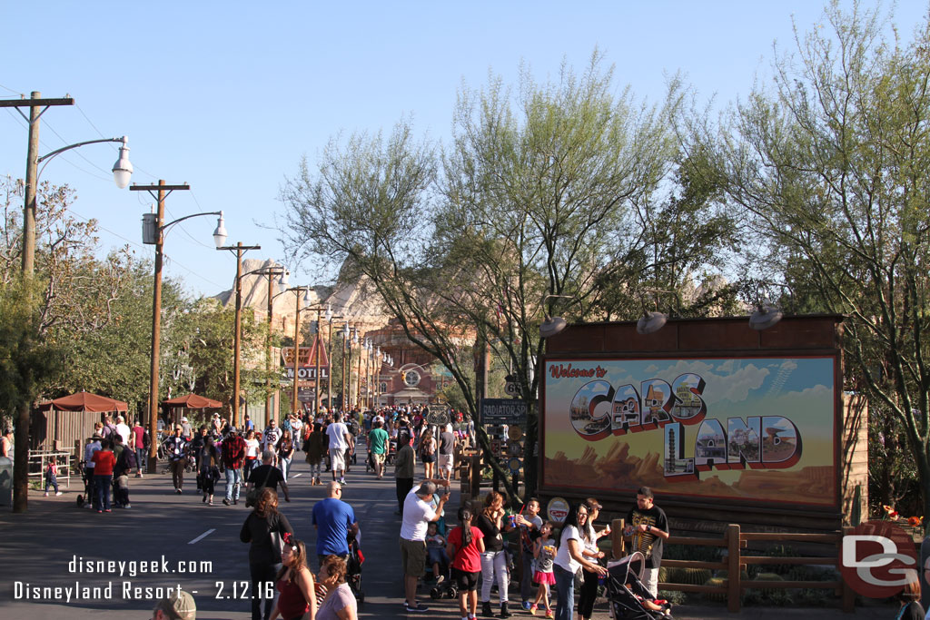 A look into Cars Land