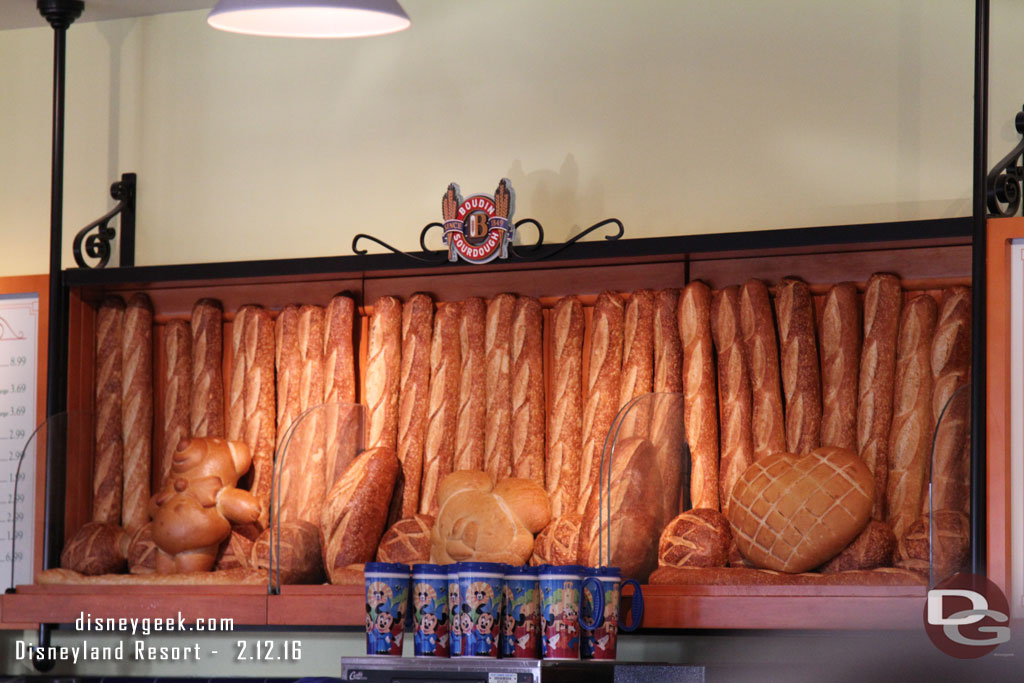 Some Valentine inspired bread options in the Pacific Wharf Cafe