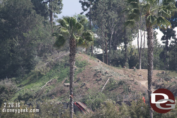 A closer picture of the berm.