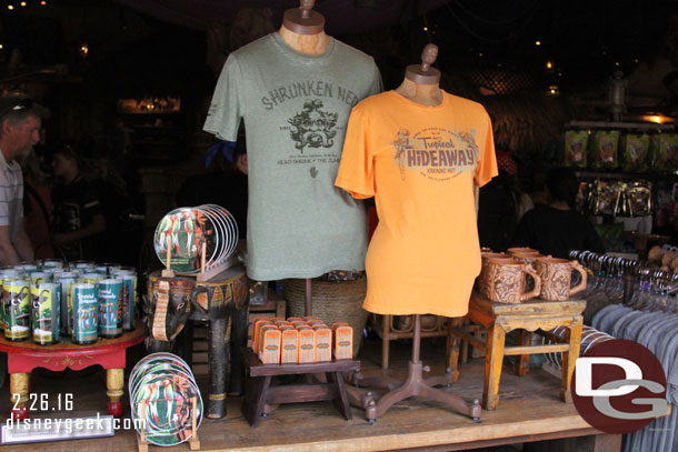 28th & Main Merchandise in the Adventureland Bazaar.