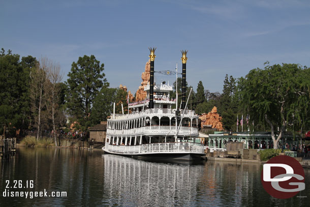 No changes near the Mark Twain.  The River looks the same.