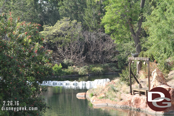 A closer look at the dam.