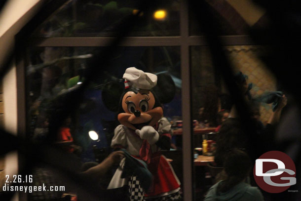 Spotted the characters parading around Goofys Kitchen