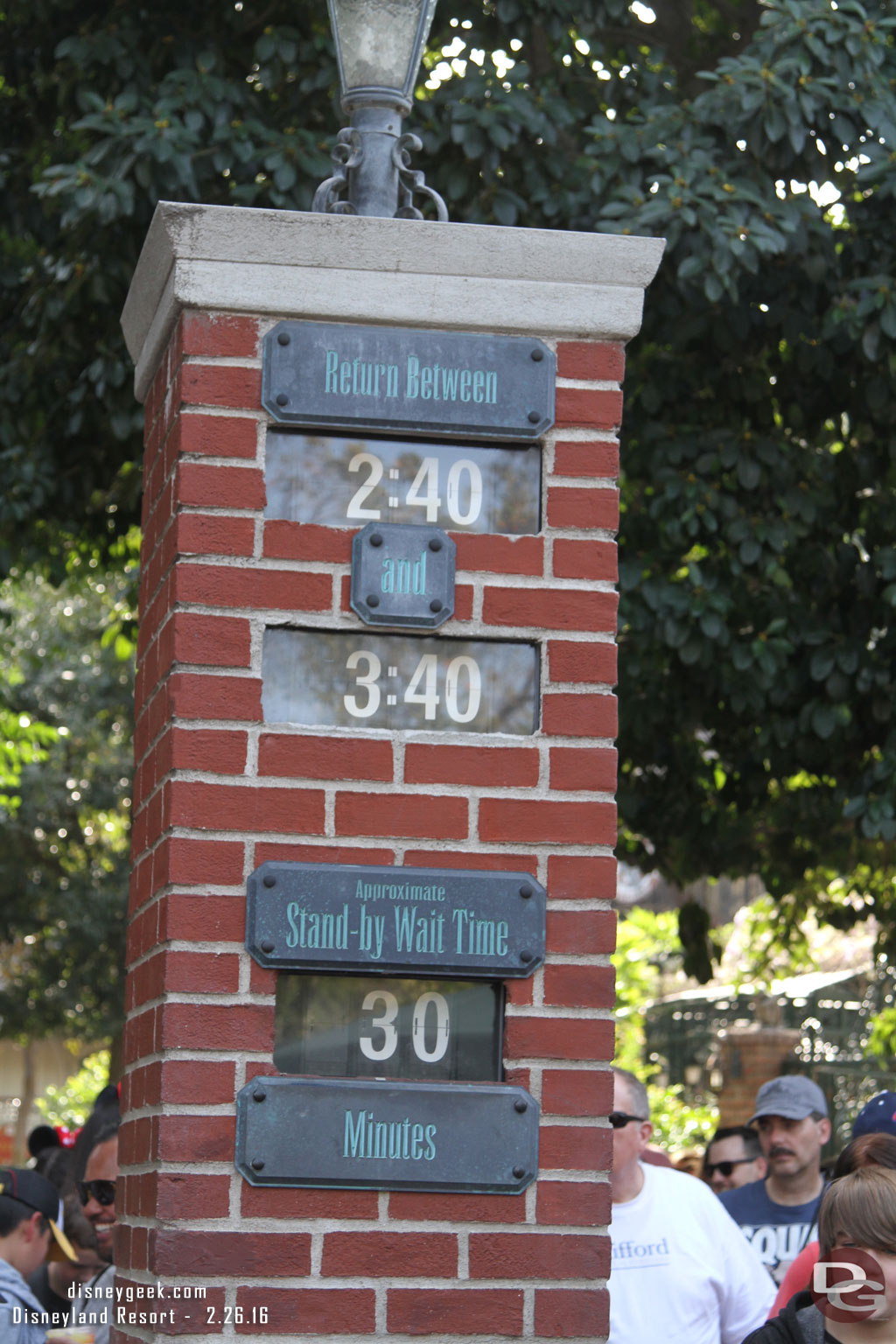 Passing by the Haunted Mansion.