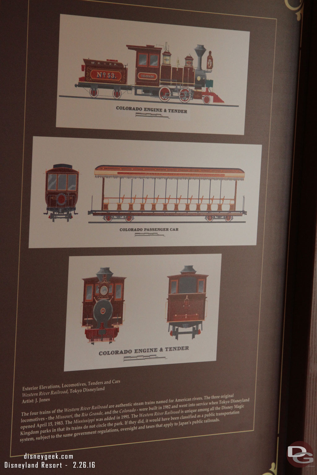 A Tokyo Disneyland train.