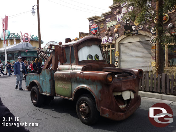 Mater passed by on Cross Street.