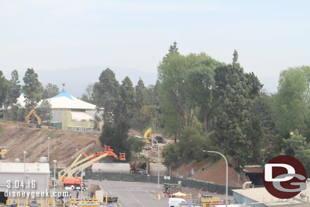 The Fantasyland Theatre is the white building in the background.