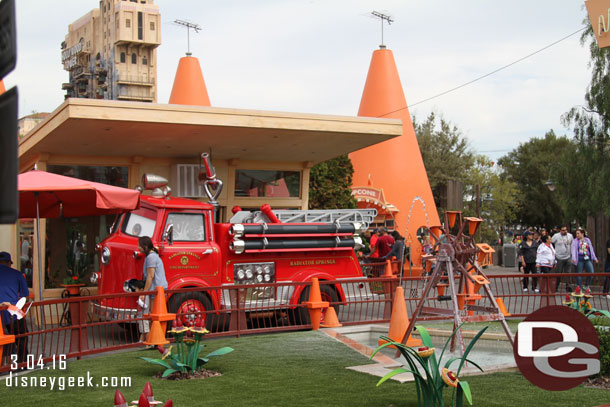 Red was at the Cozy Cone.