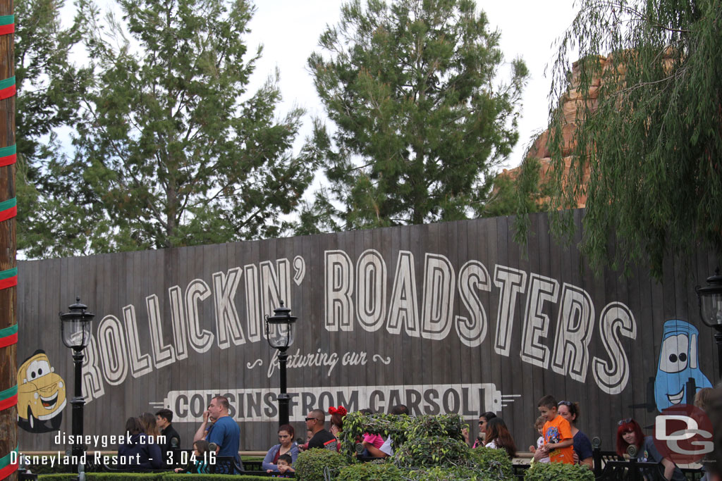 The large sign is updated to feature the cousins vs the Flying Tire Festival.