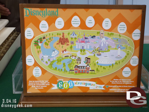 The Disneyland map.