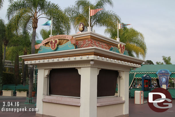 Information Booth (Near Disneyland Park Gates)