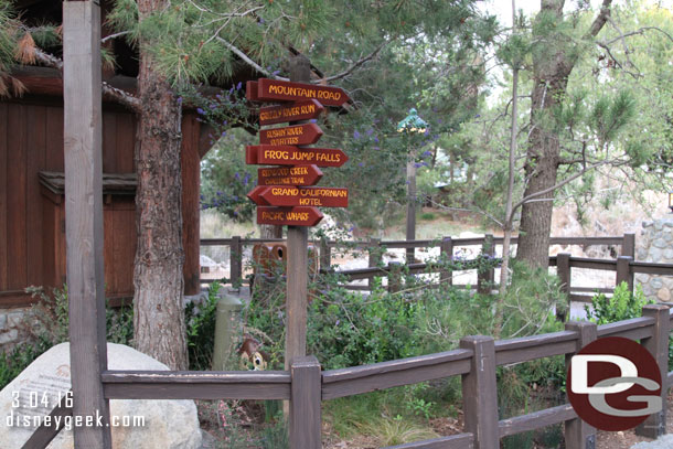 Grizzly River Run (Artist Camp)  -- I would call it near the DVC kiosk.