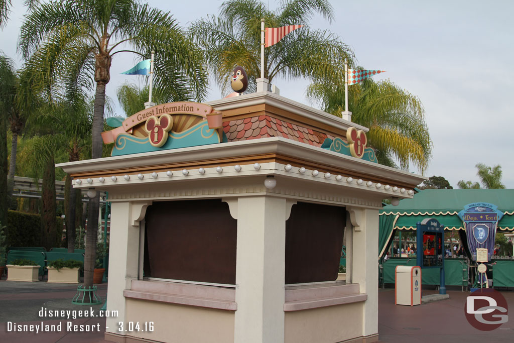 Information Booth (Near Disneyland Park Gates)