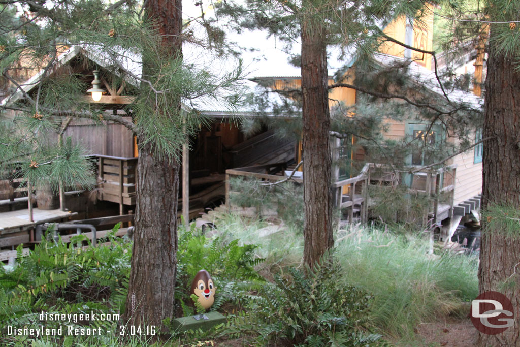 Grizzly Peak Park Service Ranger Truck (Note this is behind the renovation walls so the egg was actually on the trail near in the bushes near the lift hill)