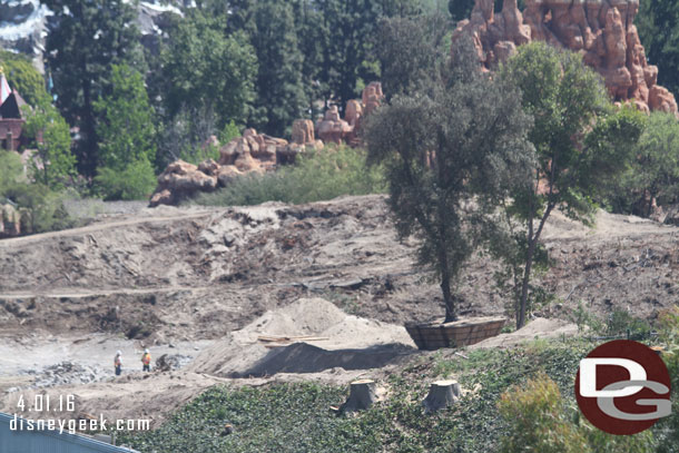 Thought this was an interesting picture to show the scale of the project.  Notice the two workers on the left.