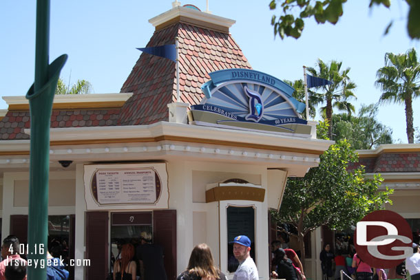 Interesting they still have not installed the new screens at all the ticket booths.