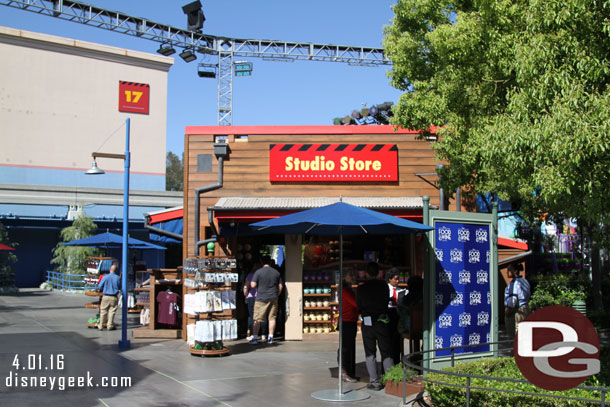 The Studio Store is the central merchandise location for the festival.