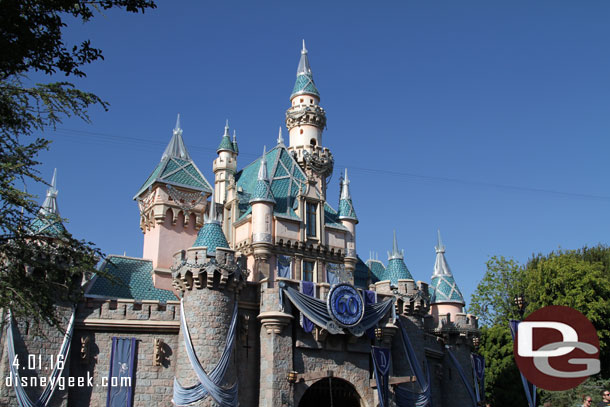 Sleeping Beauty Castle this afternoon.