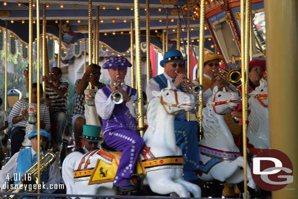 The Pearly Band on King Arthur Carrousel as I walked by.