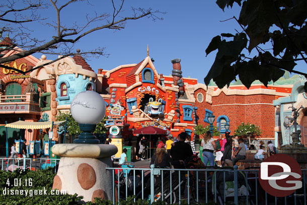 The scaffolding is down in Downtown Toontown.  