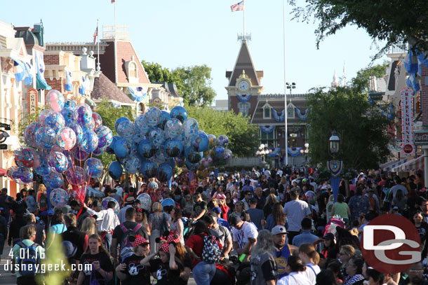 Main Street is busy as always.