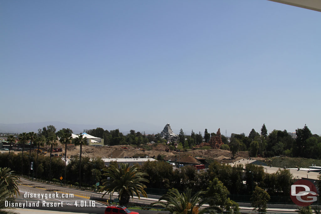 An overview of the Star Wars Construction shows more clearing and dirt being moved around.