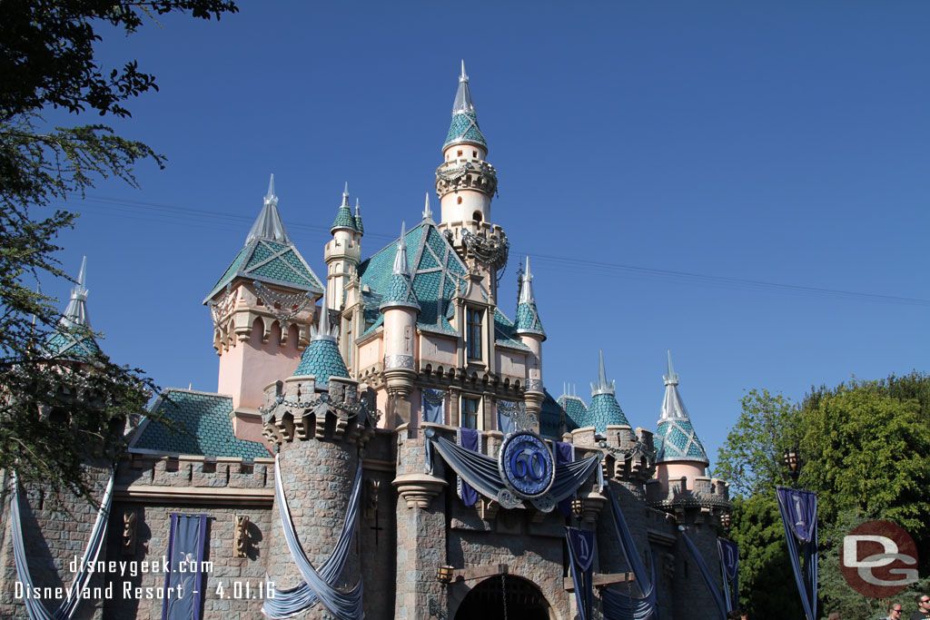 Sleeping Beauty Castle this afternoon.