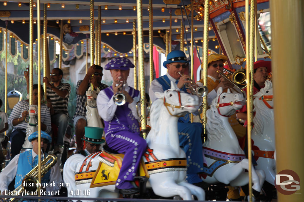 The Pearly Band on King Arthur Carrousel as I walked by.