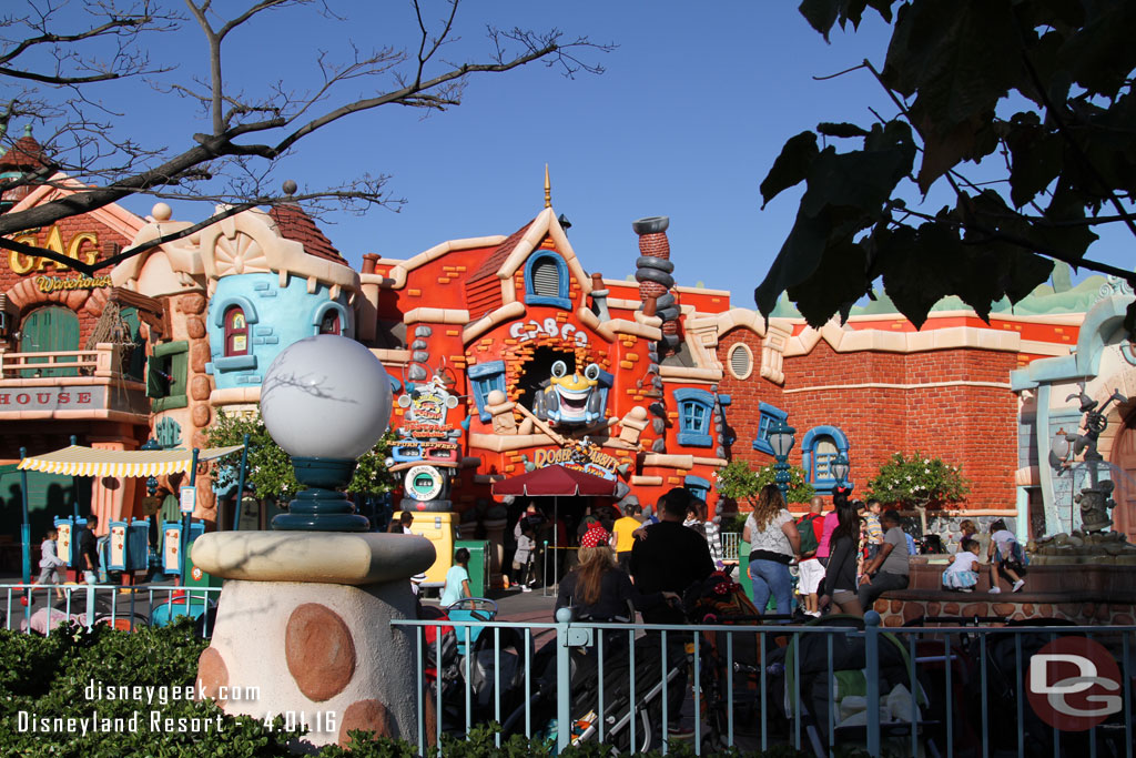 The scaffolding is down in Downtown Toontown.  