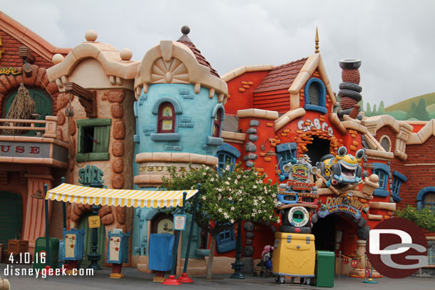 Walking through Toontown