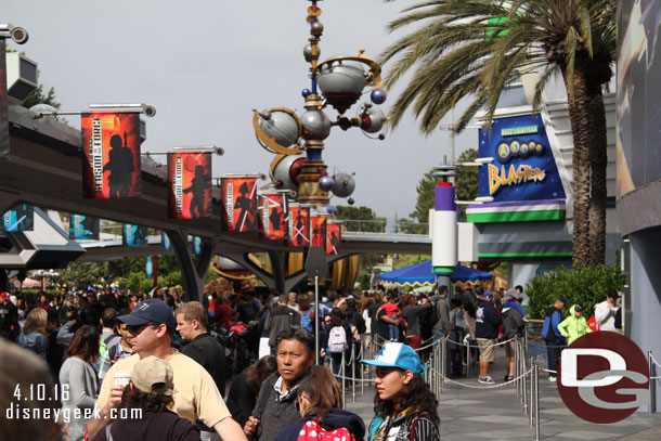 The park was getting more crowded.