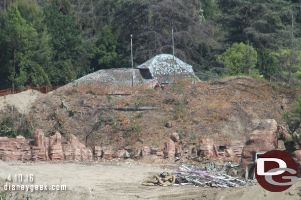 A final look at the remaining original rockwork and beyond it the Skyway building to wrap up this trip.