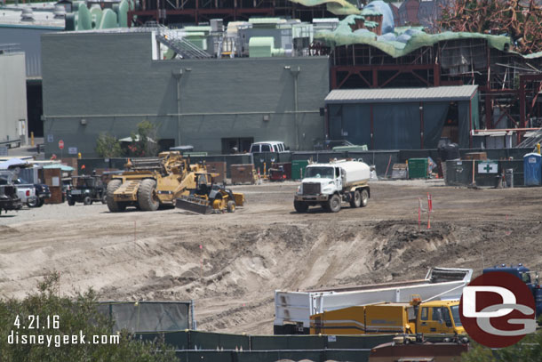 A pit was dug in one section of the site.  Hard to tell if it was for removal of something or the start of something.