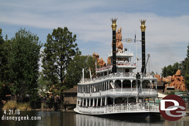 The Mark Twain on the Rivers of America.