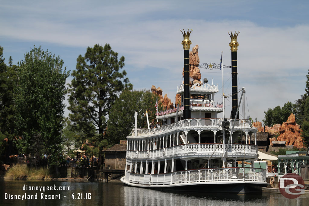 The Mark Twain on the Rivers of America.