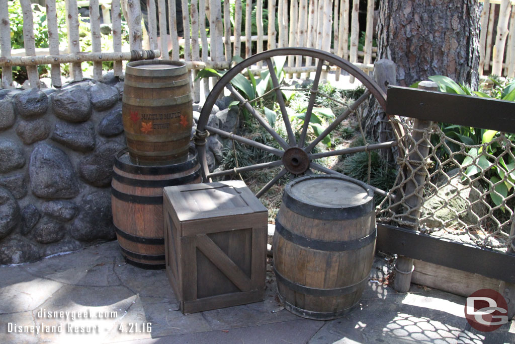 This scene stood out to me as a recent change.. this was on the left as you walked to the lower level of the Hungry Bear.