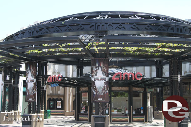 Captain America Civil War banners at the AMC