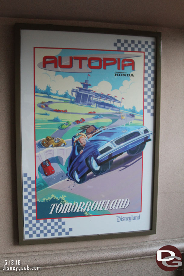 A new attraction poster for the Autopia