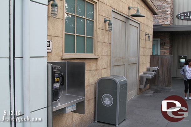 The payphone in Cars Land is still in operation if anyone is looking for one.