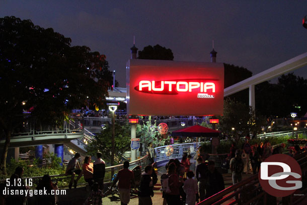 The entrance marquee