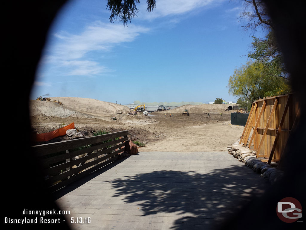 A look through the fence.