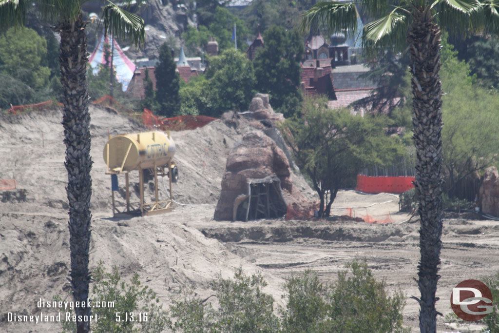 The archway is left but nothing else in the old Big Thunder Ranch area