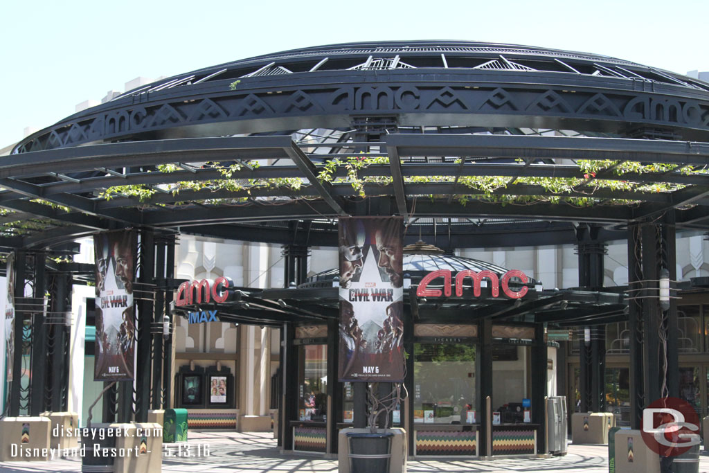 Captain America Civil War banners at the AMC