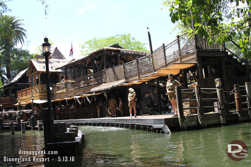 A look at the renovated dock as we approached.