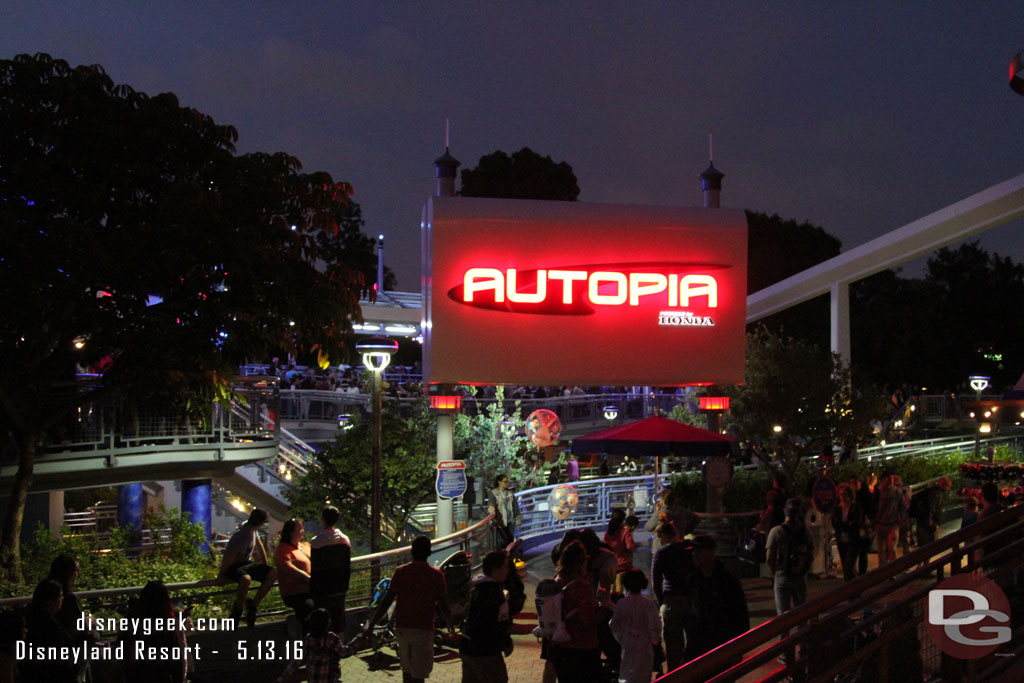 The entrance marquee