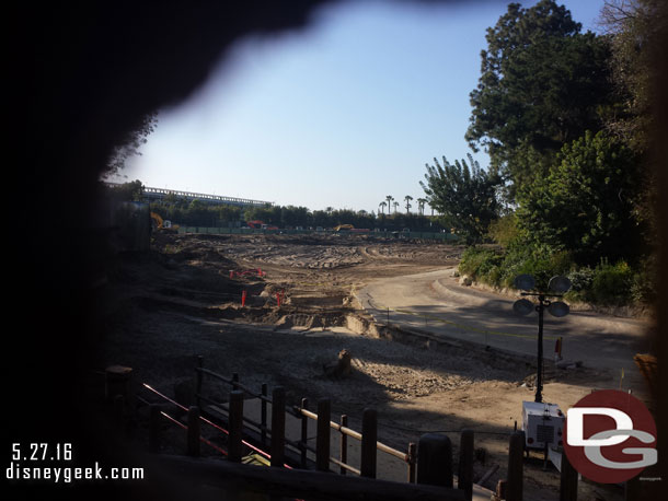 A look through the fence from near the canoe dock. And panning right to left.