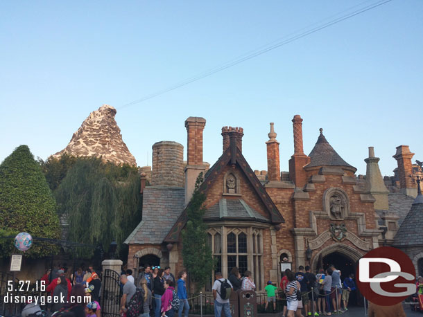 Toad Hall and Matterhorn as the sun is setting