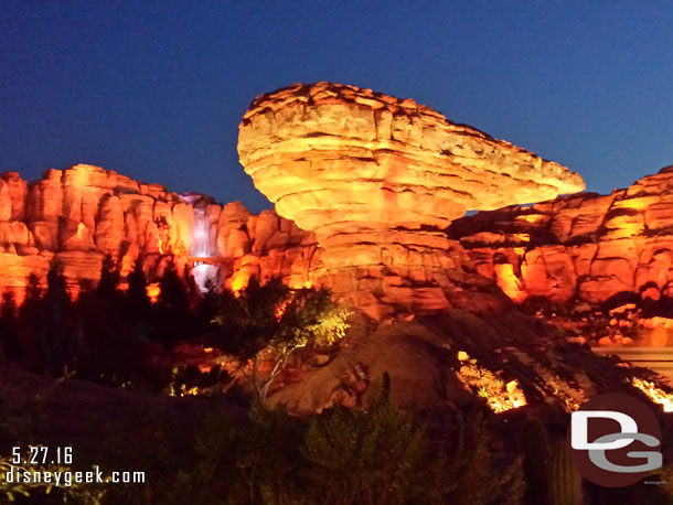 Ornament Valley this evening