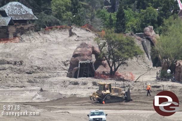 The arch and tree are all that is left of the former Big Thunder Ranch area.